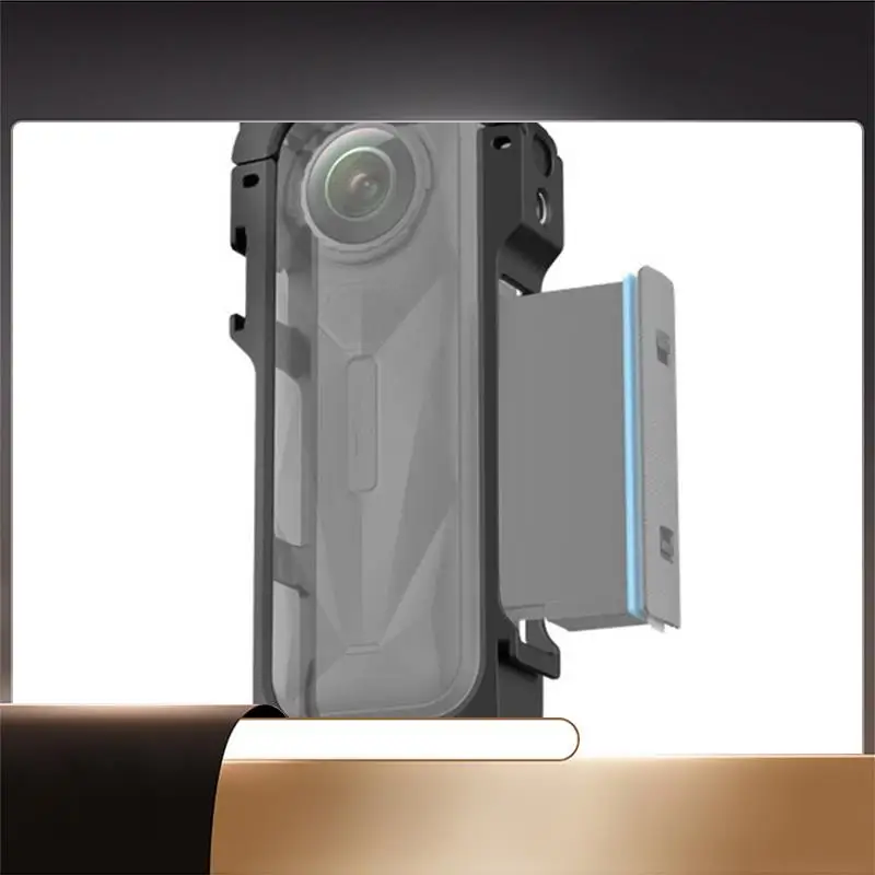 

For Insta360 X5 Utility Frame Metal Cage Aluminum Protective Case Extension Cold Shoe For Insta 360 X5 Accessories-N35R