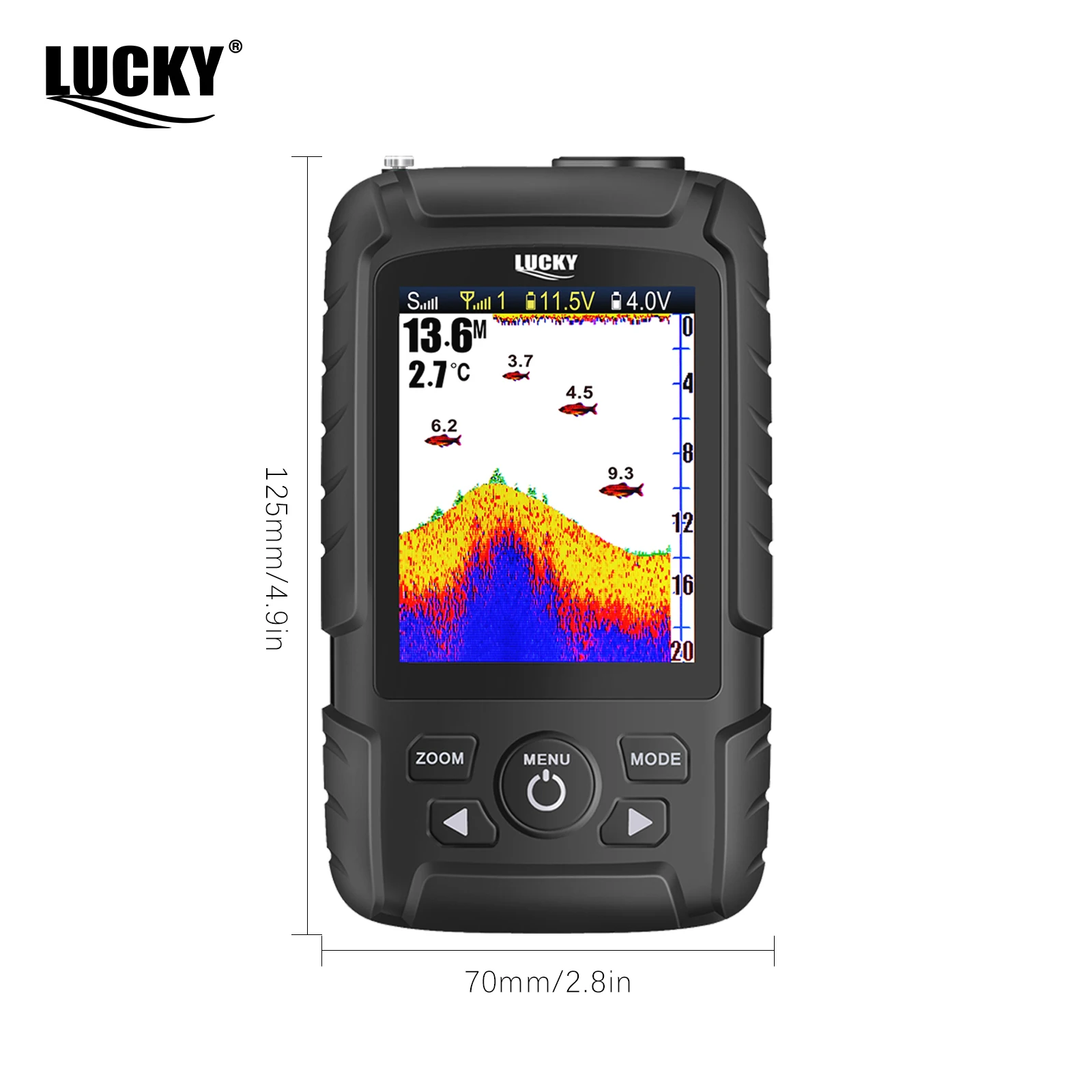 محظوظ FF718LiC-WL اللاسلكية المحمولة صياد السمك 100 متر/328 قدم السونار عمق عمق أسلم echosonda echolot صدى سوندور أعمق #2