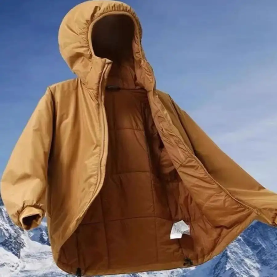 

Warmth-Enhanced Cotton Jaet "Bird" Outdoor Lightweight P-Cotton Hooded Sports Coat More Insulating than down Faionable Ur...