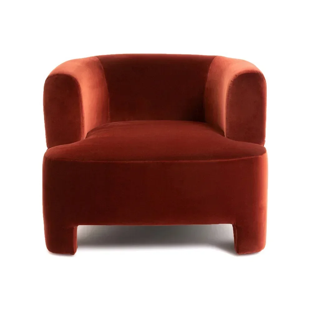 

l # Living Room Furniture Recliner Leisure Velvet Lounge Sofa Chair Reading Couch Furniture Single Soft Chair