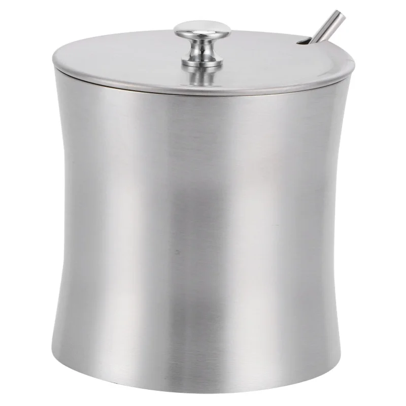 

Банка для специй из нержавеющей стали с крышкой и ложкой