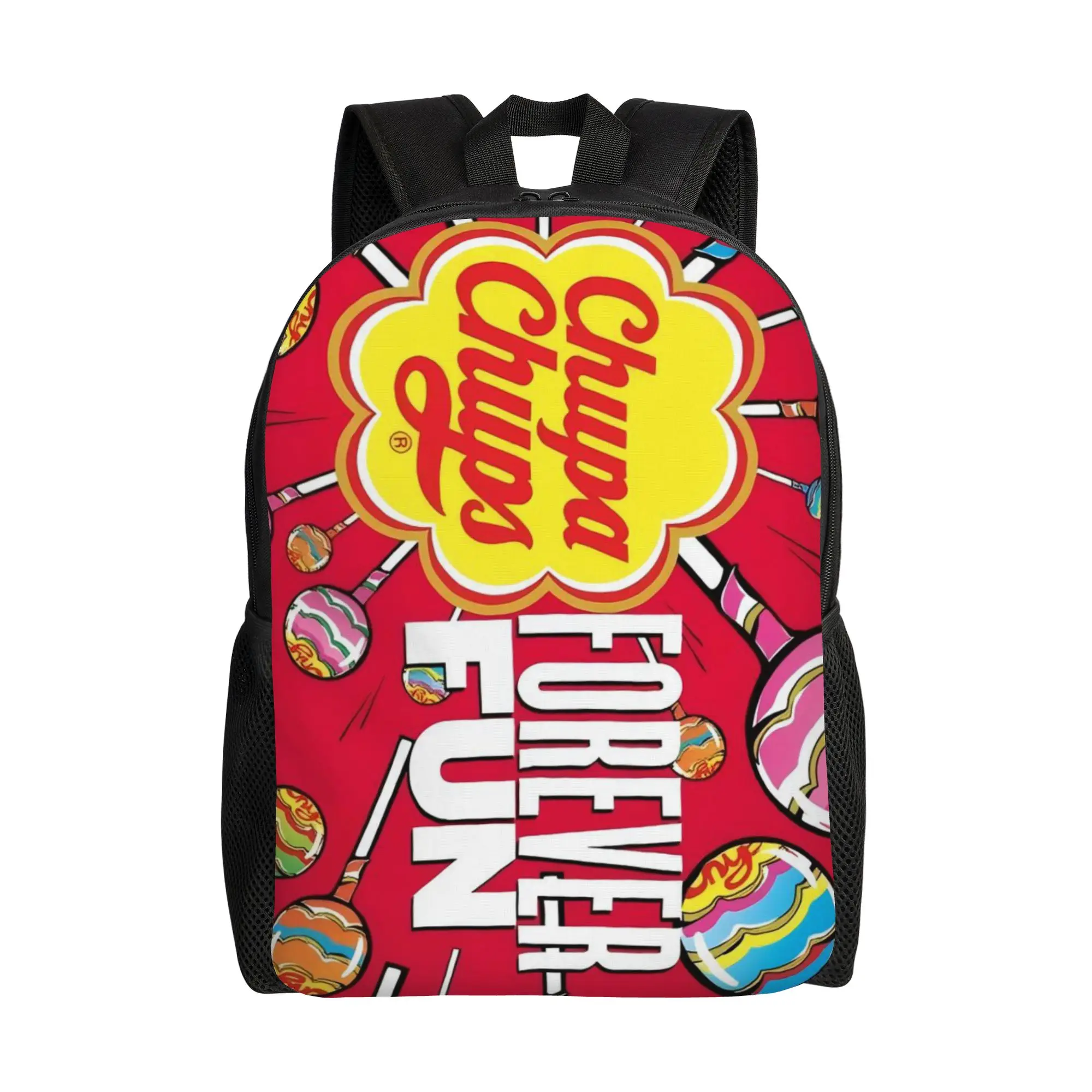 

Back to school season Chupa Chups Schoolbag Chupa Chups Men Women Adult Versatile Backpack