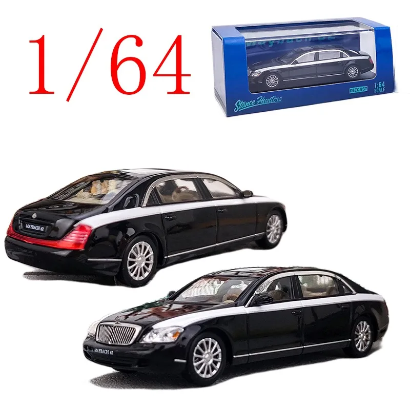

SH Diecast 1/64 Scale Mercedes-Benz Alloy Model Car Mercedes-Benz Maybach 62 Black Play Vehicles Toys for Boys Gift Original Box