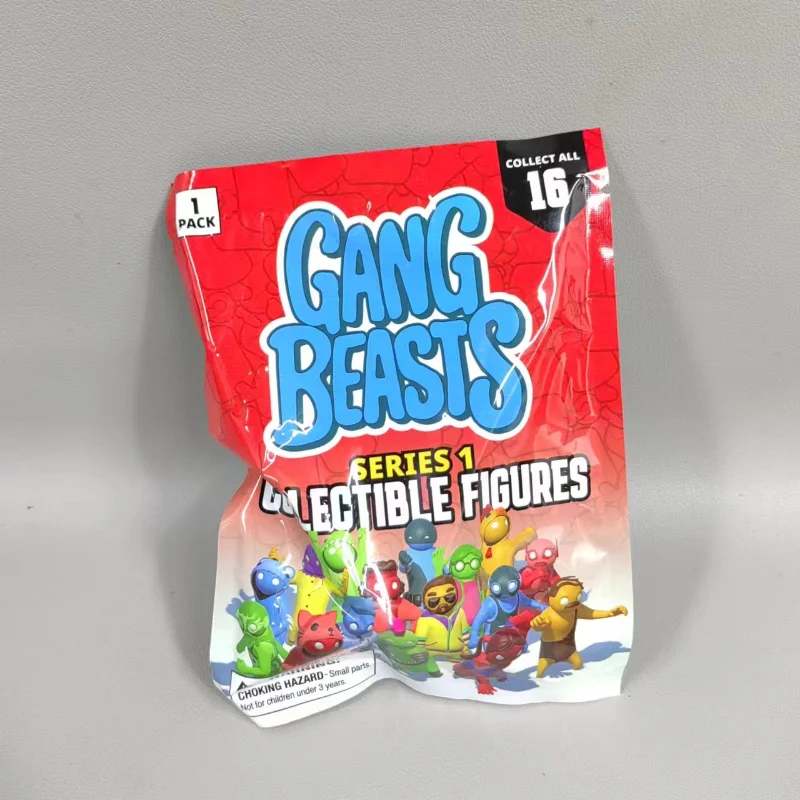 Gang Beasts  Keychain   Pendant  Blind Bag  Action Figures Toy