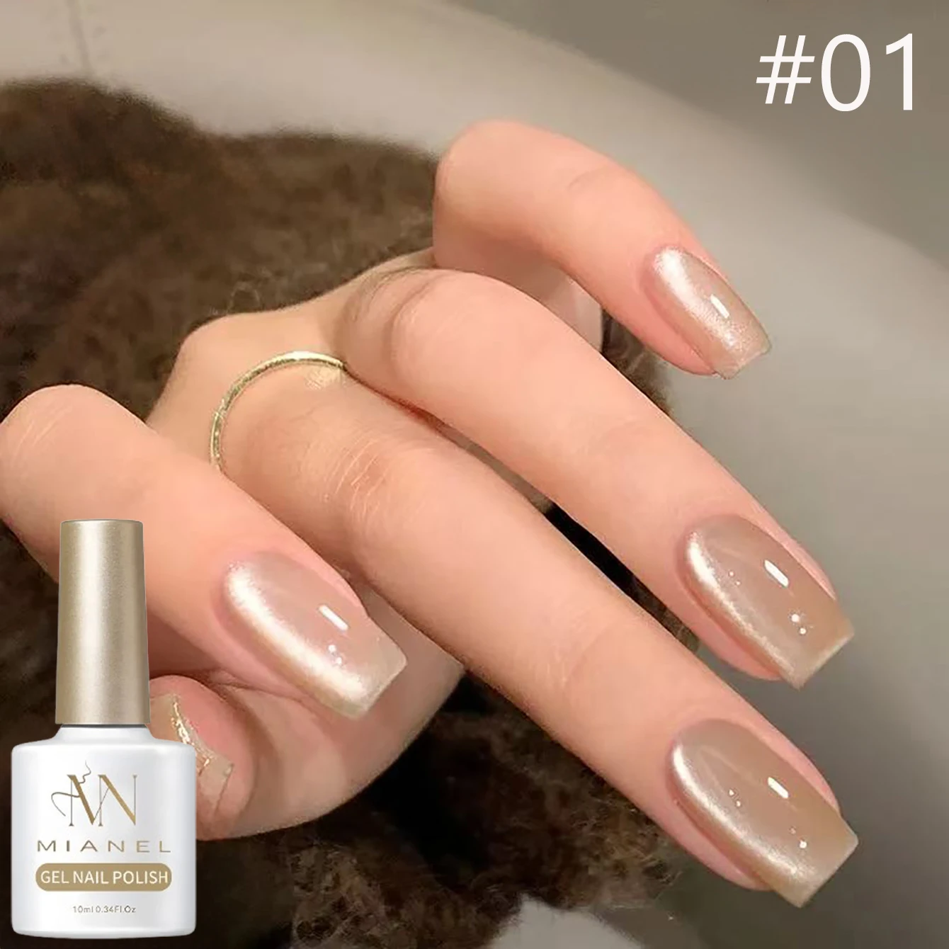 10 مللي 1 قطعة مصر القديمة القط العين المغناطيس طلاء الأظافر هلام البرتقال الأظافر البني الأظافر العنبر الزجاج حبة القط العين طلاء الأظافر