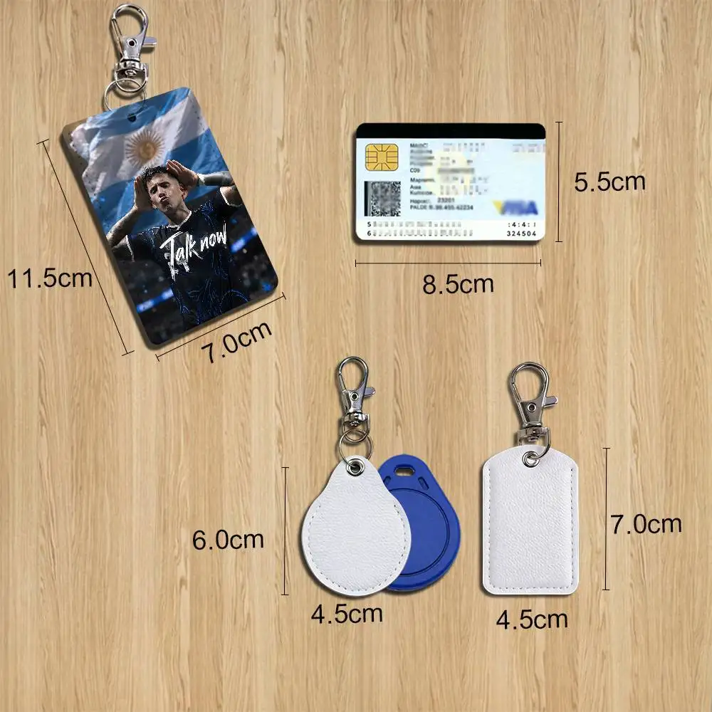 Trending Now E-Enzo Fernandez  Card Holder Keychain Key Ring Door Lock Access Protective Case For Security Gift