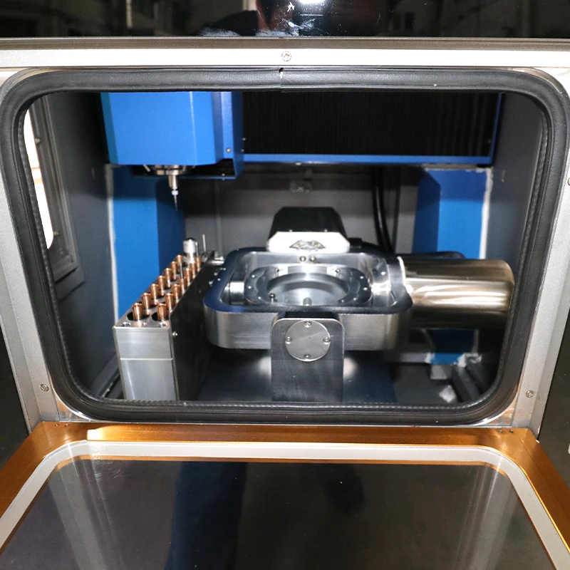 SDM5T 5-axis Black  CAD CAM Milling Machine for WAX PMMA Zirconia Emax Peek Titanium