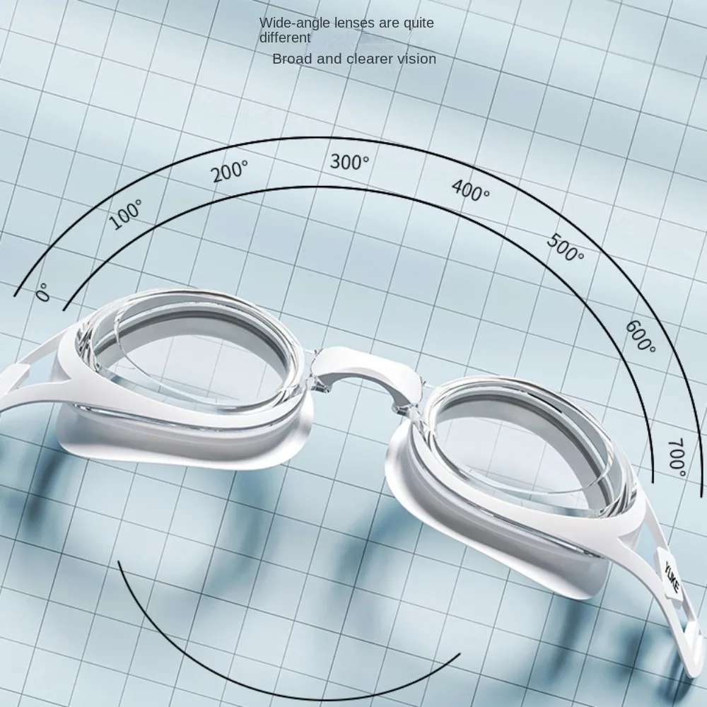

Профессиональные очки для плавания, регулируемые очки с защитой от ультрафиолета, тренировочные очки для плавания, силиконовые HD очки для водных гонок для взрослых