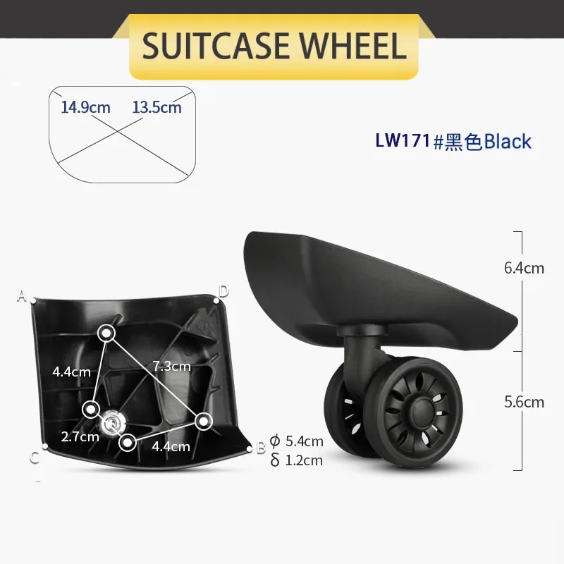 Akcesoria bagażowe zastępcze uniwersalne koło lotnicze pokrowiec na wózek samolot uniwersalne odporne na zużycie kółka bagażowe