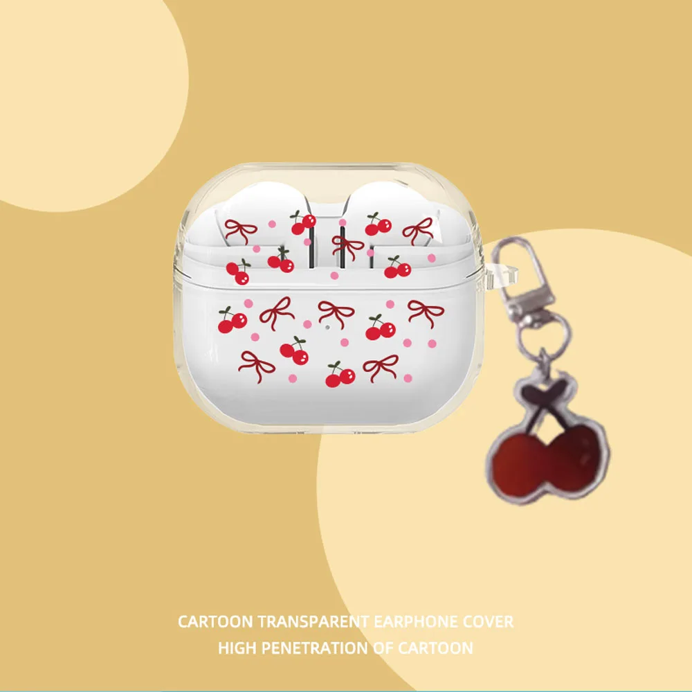 

Cute Flower Puppy Clear Case for Samsung Galaxy Buds 3/ Buds3 Pro/ Buds3 FE Earphone Cover Soft Transparent with Pendant Keyring