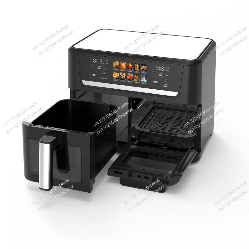 

Аэрофритюрница, бытовая визуальная духовка большой емкости 14 л, воздушная электрическая фритюрница, многофункциональная универсальная машина