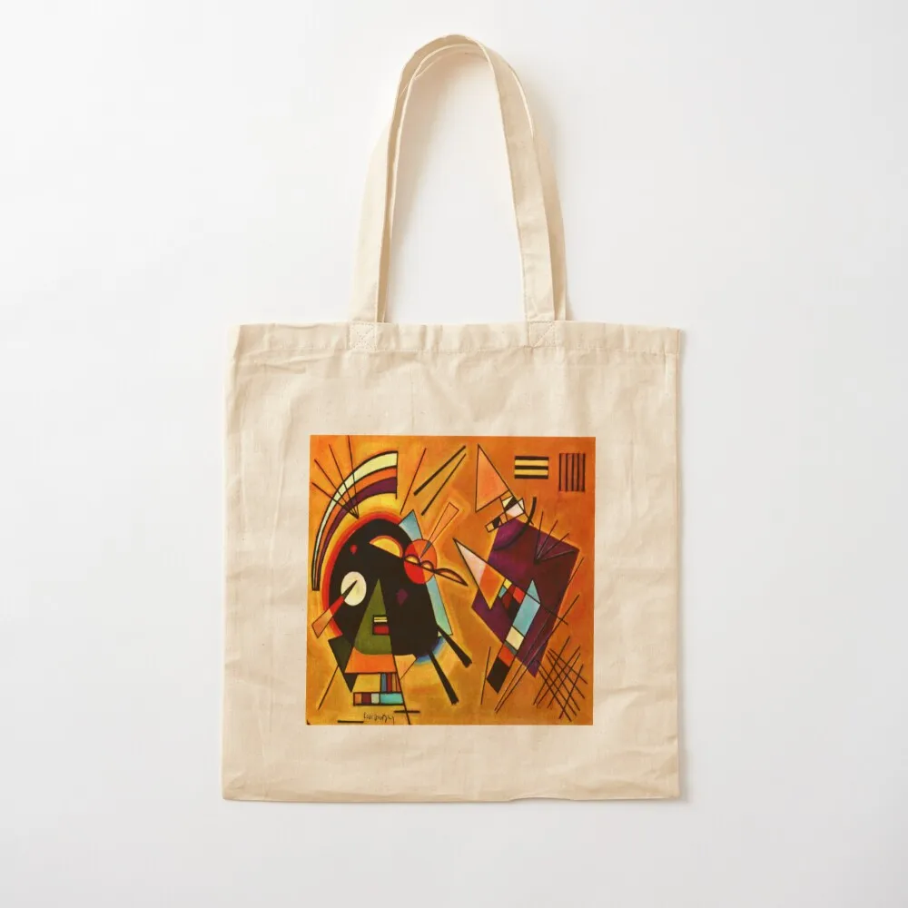 Wassily Kandinsky 'Black and Violet' Kandinsky Abstract Cubism Tote Bag Shopper Canvas shoulder bag personalized tote