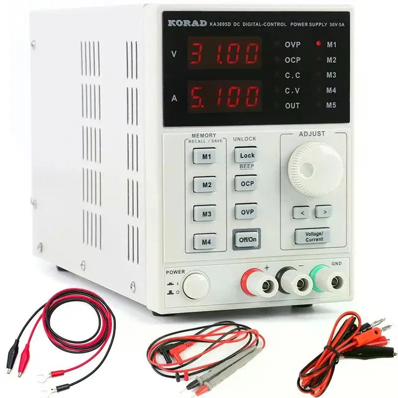 KA3005D High Accuracy Adjustable Digital Laboratory Detected Phone Repaired DC Power Supply 30V 5A 4Ps MA 110V Or 220V