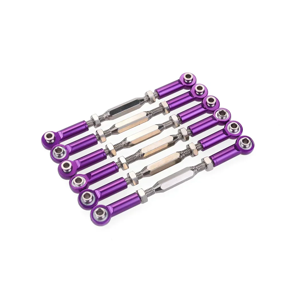 Attache de direction avant en aluminium, 6 pièces, 81mm, nouvelle boucle colorée pour RC E10 1:10 électrique HimPain E10XT E10XTL Katana Truggy, pièces de rechange