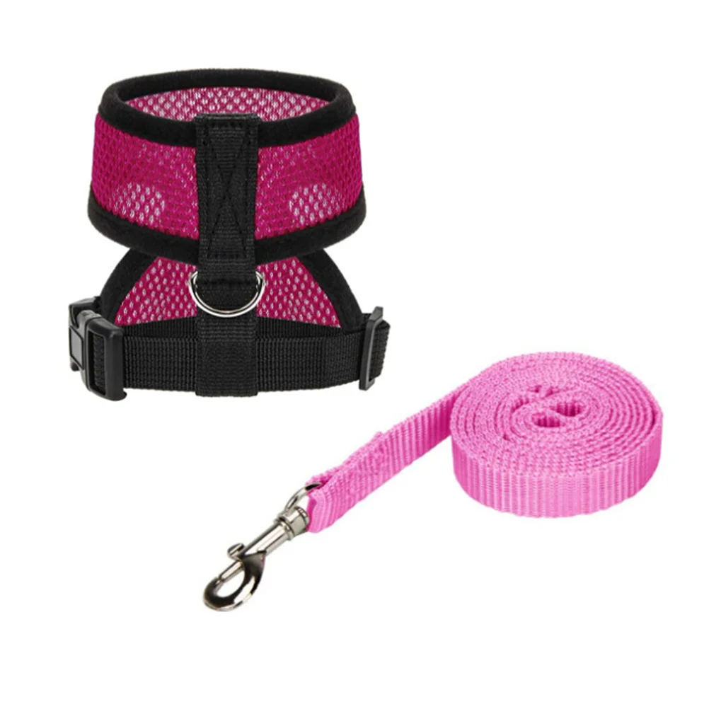 مجموعة مقود حزام الدجاج خفيفة الوزن قابلة للتنفس سترة الدجاجة المقواة سهلة الاستخدام لتدريب الدجاج مقود الحيوانات الأليفة في الهواء الطلق