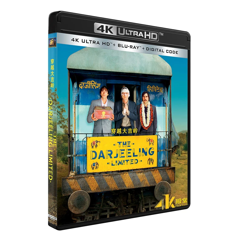

The Darjeeling Limited 2007 4K UHD Blu-ray диск DTS-HD MA 5.1 Английский, китайский, Dolby Vision