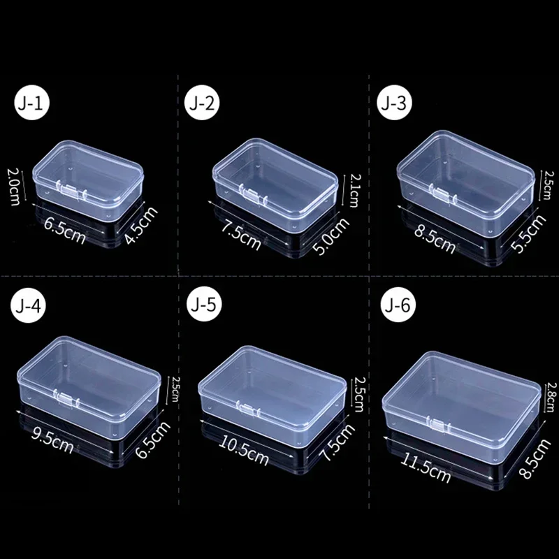 Mini storage case rectangle clear plastic jewelry case container ackaging box for earrings rings beads collecting small itemsFactory Bulk Wholesale Affordable  Factory Bulk Wholesale Affordable Closet Organizer Bin