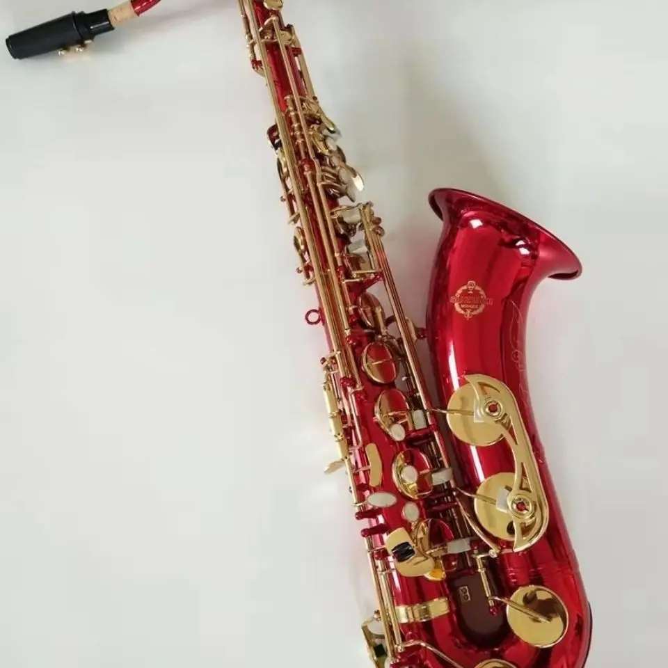 

Western musical instrument Suzuki tenor saxophone Chinese red tenor manufacturer direct sales custom promotion