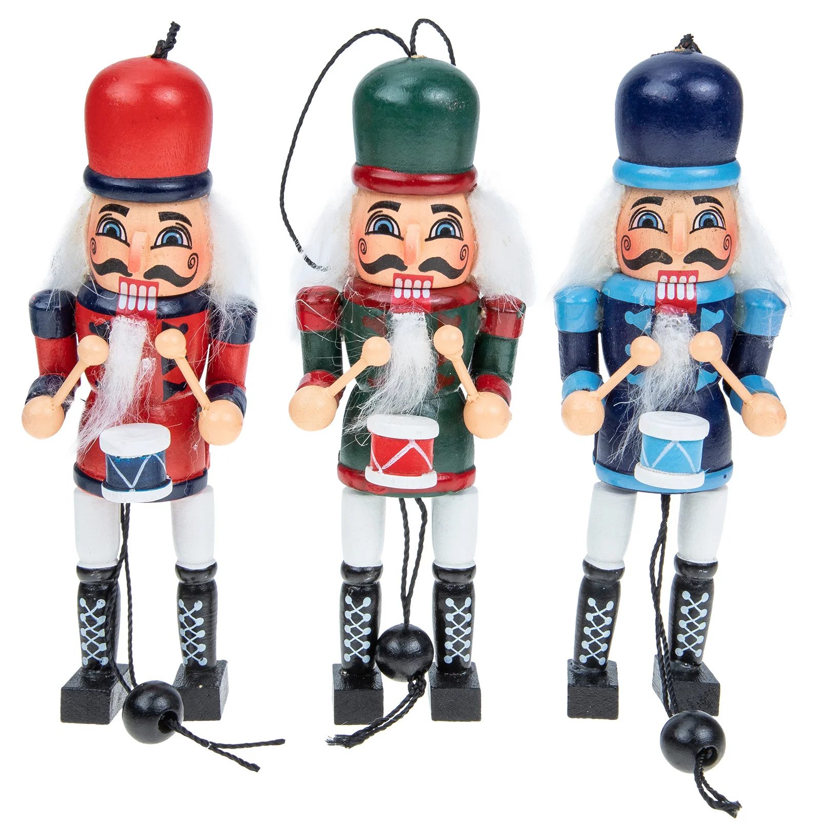 3 قطعة كسارة البندق الخشبية زخرفة عيد الميلاد ديكور معلق سحب سلسلة دمية سطح المكتب منضدية الرف عيد الميلاد شجرة الديكور مهرجان #3