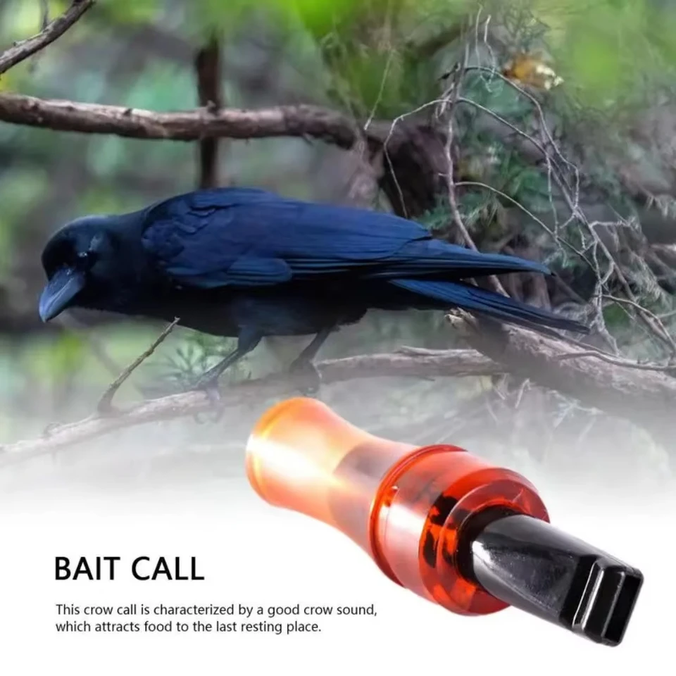 Kraaienfluitje – Effectieve Vogelroep Voor De Jacht, Wildlife Tracking, Kamperen En Survivaltraining, 14 X 5 X 5 Cm, PVC, Lichtgewicht 50 G