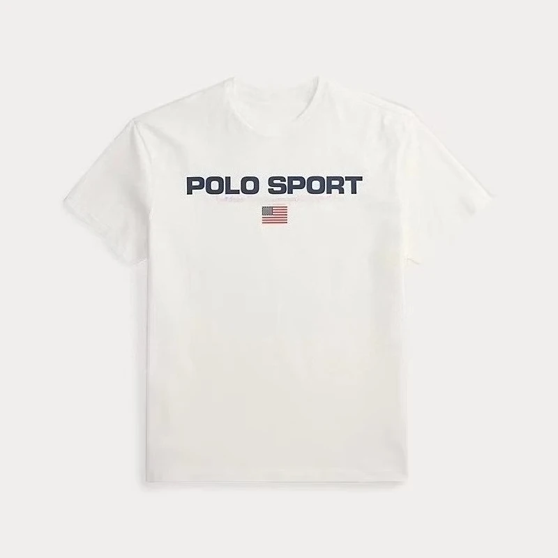 Luxurious brand men's T-shirt, 100% cotton, suitable for both men and women, 2026 summer new style, new design