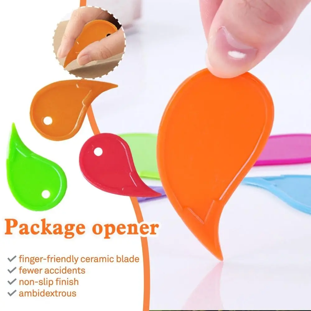 1/10pcs Mini Plastic Box Opener Portable Paper Cutter Express Package Can Opener Home Office Package Tape Paper Mail Envelope