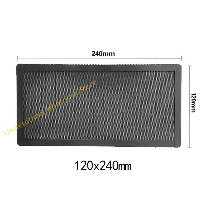 J60A PC Chassis Filtro pó resfriamento PVC PVC PVC NET CAPA DO FILTO DO POIX