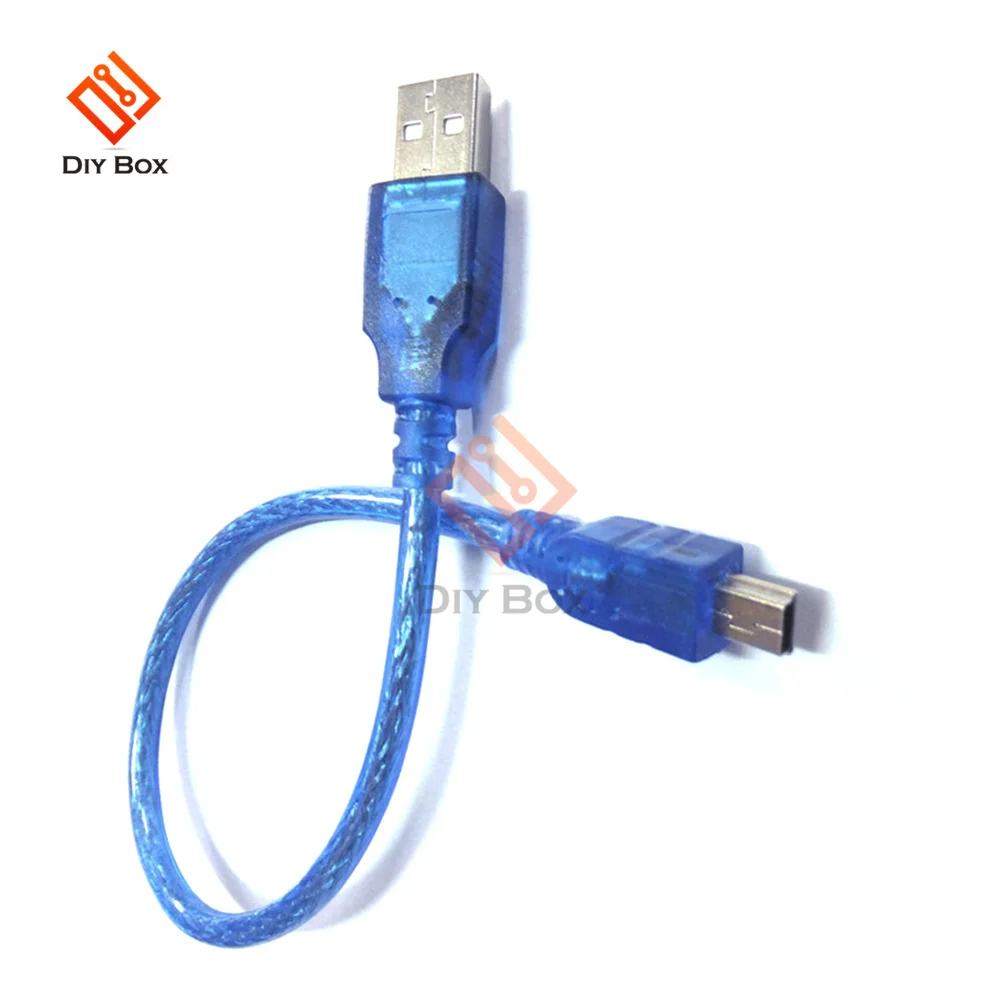 30CM 50CM 100CM kabel USB USB do 5pin t-head t-port Mini 5p 2.0 kabel danych do odtwarzacza MP3 MP4 aparat cyfrowy HDD