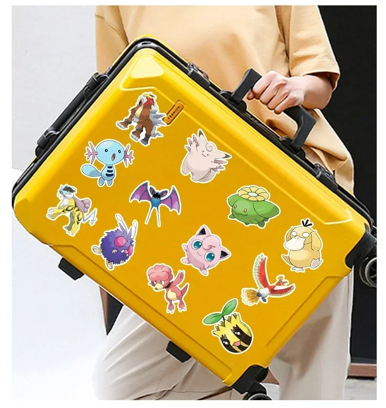 100/200/300 Stück Pokemon Kawaii Pikachu Aufkleber Dekoration Sticker für Laptop, Skateboard, Auto, Gepäck, Handy, Wasserdichter Aufkleber Spielzeug – Detail 18