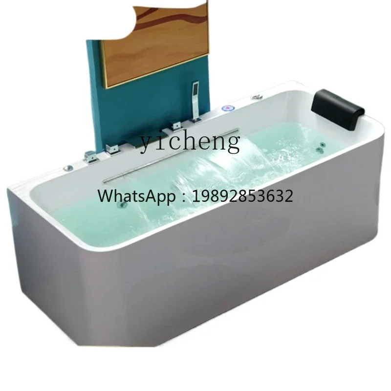AB  Home Acrylic Waterfall Surfing Jacuzzi Independent Constant Temperature Smart Bubble Bath