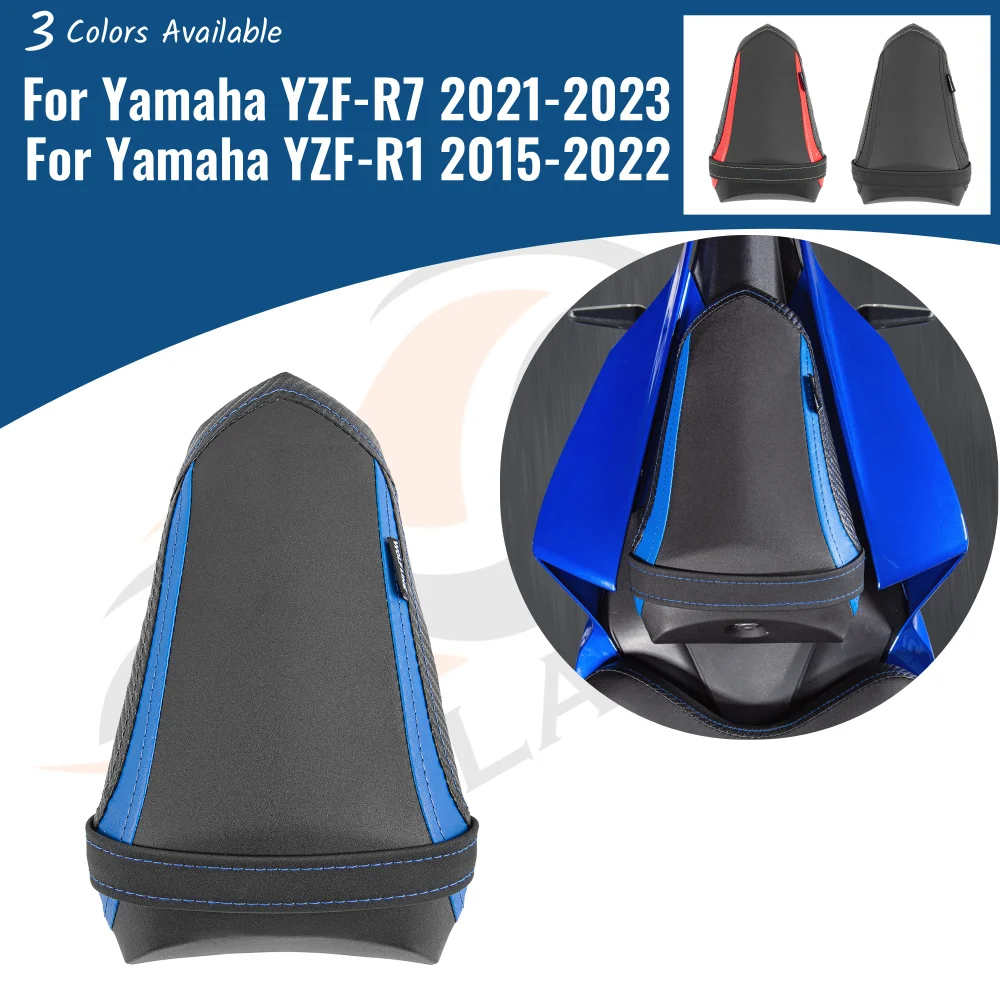 YZF-R1 2015-2022 Passenger Pillion Cushion Rear Seat Pad Cover For Yamaha YZF-R7 2021-2023 Motorcycle YZF R7 R1 Accessories