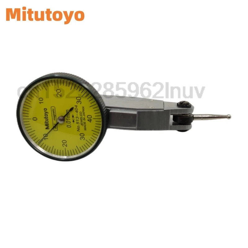 Mitutoyo CNC Lever Table Dial Indicator 0-0.8mm 0.01mm Gauge Scale Metric Dovetail Rails Indicator Measuring Tool 513-404
