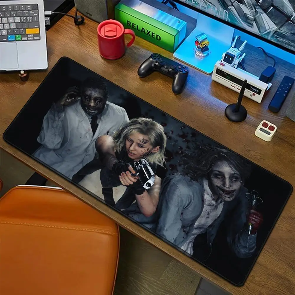 

Коврик для мыши R-ResidentSE E-Evil 9, резиновый коврик для ноутбука, XXL коврик для мыши, игровой коврик для ноутбука, компьютерный коврик, игровые аксессуары