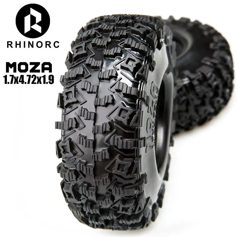 RHINORC MOZA 1.9 inch Competition Tires Super Sticky For Pro and Sporty class (2pcs) RC Car Parts