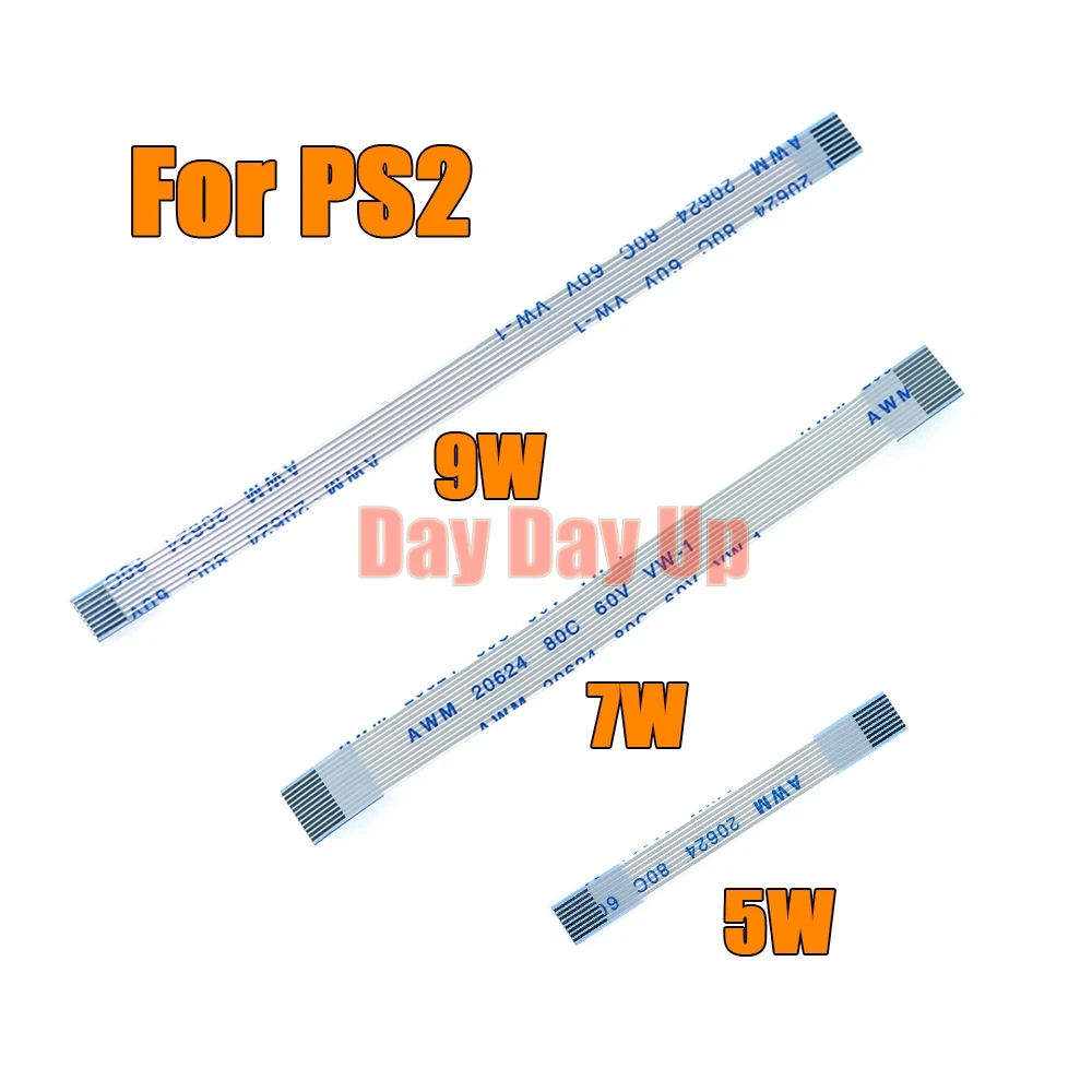 300PCS 전원 스위치 플렉스 케이블 플레이 스테이션 2 3W 5W 7W 9W 유연한 플랫 케이블 수리 부품 PS2 90000 70000 50000 30000