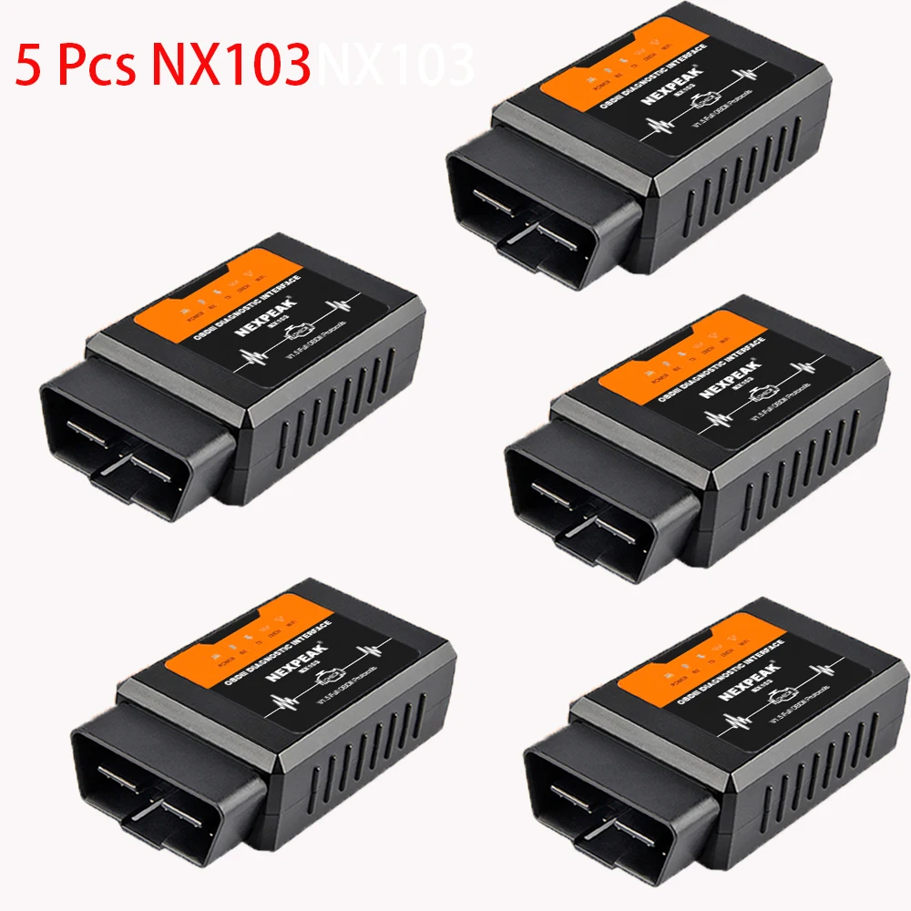 5pcs/10pcs OBD2 ELM327 V1.5 WIFI IOS Adapter Scanner for iPhone Car Diagnostic Tool OBD 2 ODB II ELM 327 WIFI ODB2 Car Scanner