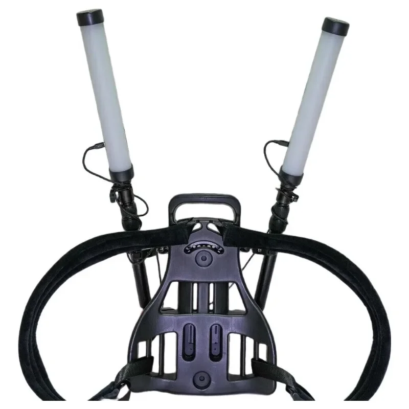 Multifunctional single soldier shooting fill light rack picture transmission backpack rack aggregation pusher backpack