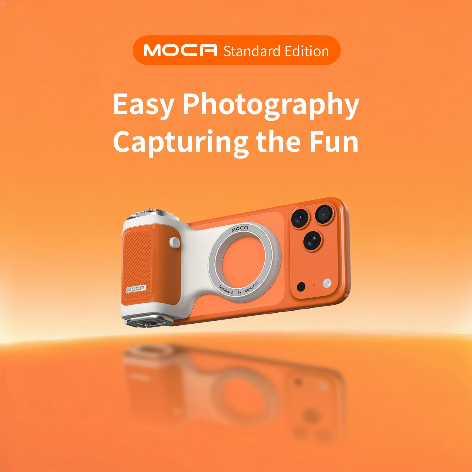 

Ручка для камеры COMITOK iPhone, 1 клацання пробуждения, затвора DSLR, управление фокусом/экспозицией, эргономичный, перезаряжаемый пульт дистанционного управления для использования на нескольких сцен