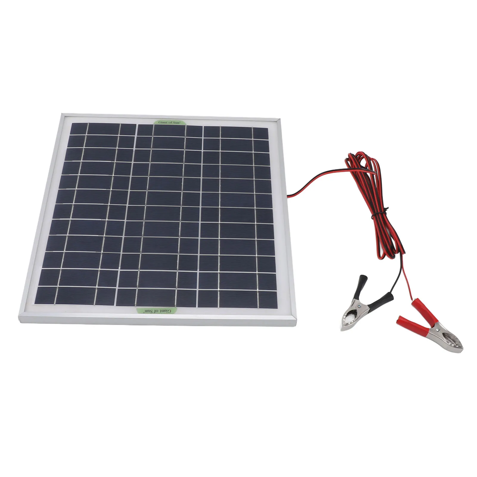 لوحة طاقة شمسية من السيليكون أحادية البلورية مقاطع بطارية حمراء وسوداء كابل 9.8FT 50 وات 18 فولت لوحة شمسية خارجية للمشي لمسافات طويلة