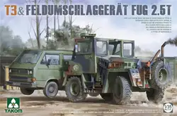 TAKOM 2141 1/35 Scale T3& FELDUMSCHLAGGERAT FUG 2.5T Plastic model kit