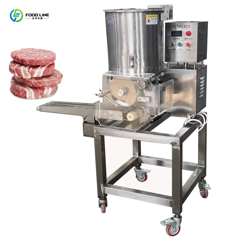 2026 New Meat Pie Forming Machine Electric Hamburger Patty Shaper Press for Takeaway Shop Processing Customized