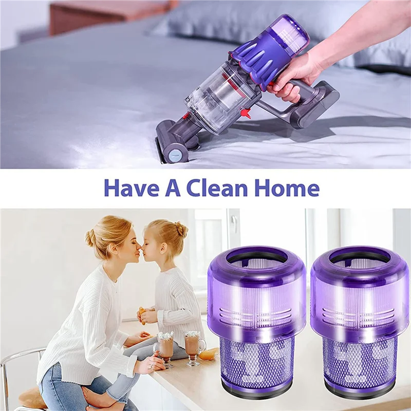 【CODE】4X Replacement Filters For Dyson V11 V15 SV14 Absolute Animal Detect Extra Pro Torque Drive Vacuum Cleaner Filters