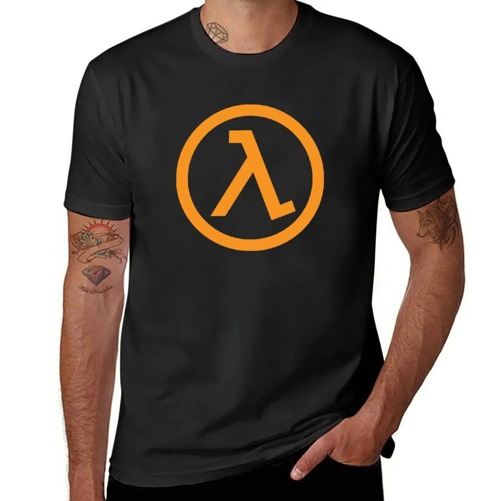 Half-Life Lambda T-Shirt quick-drying summer clothes oversized fruit of the loom mens t shirts