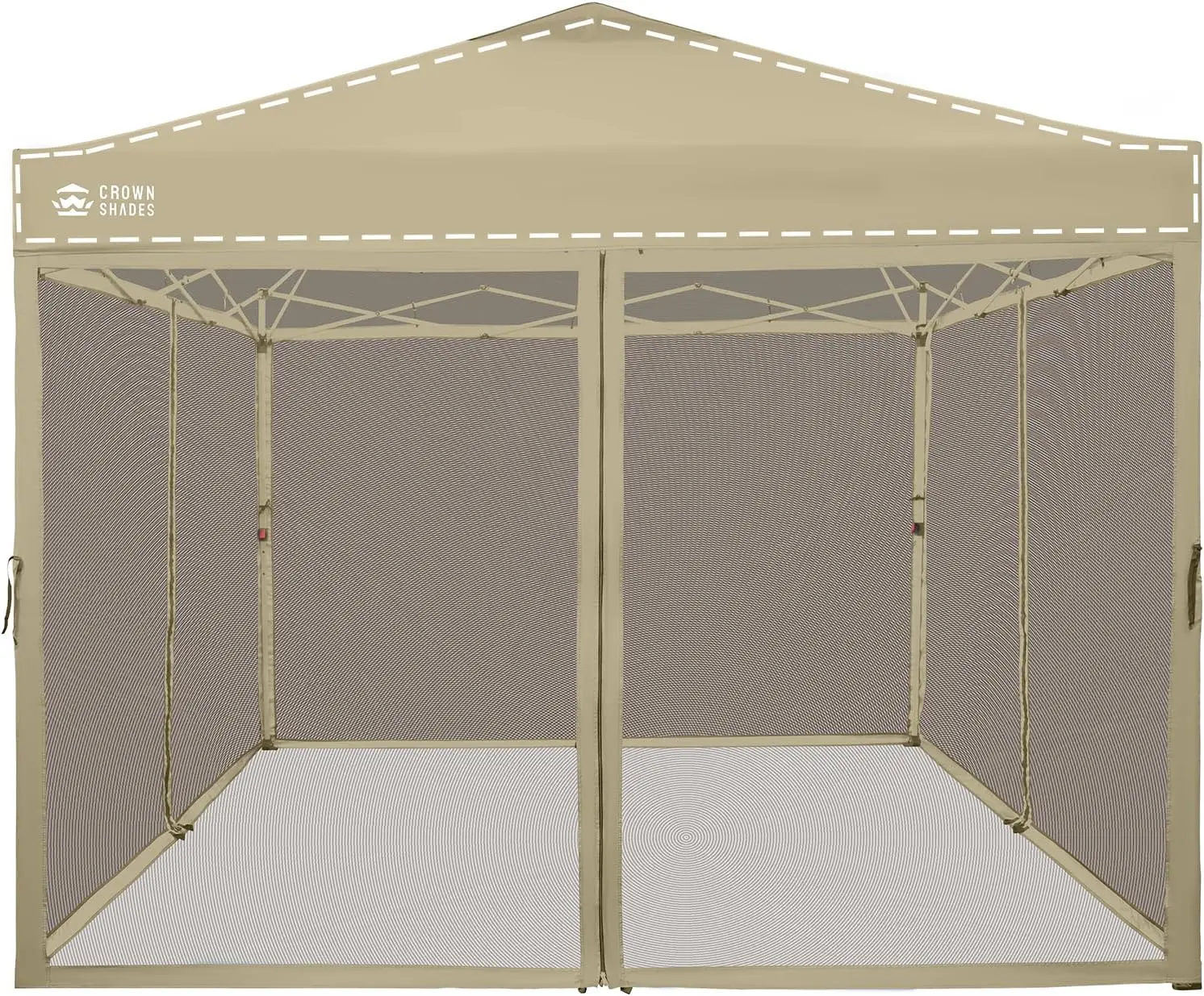 

Москитная сетка-тент 10x10 футов с молнией, 4 шт. в комплекте, цвет хаки, для уличных палаток и сада