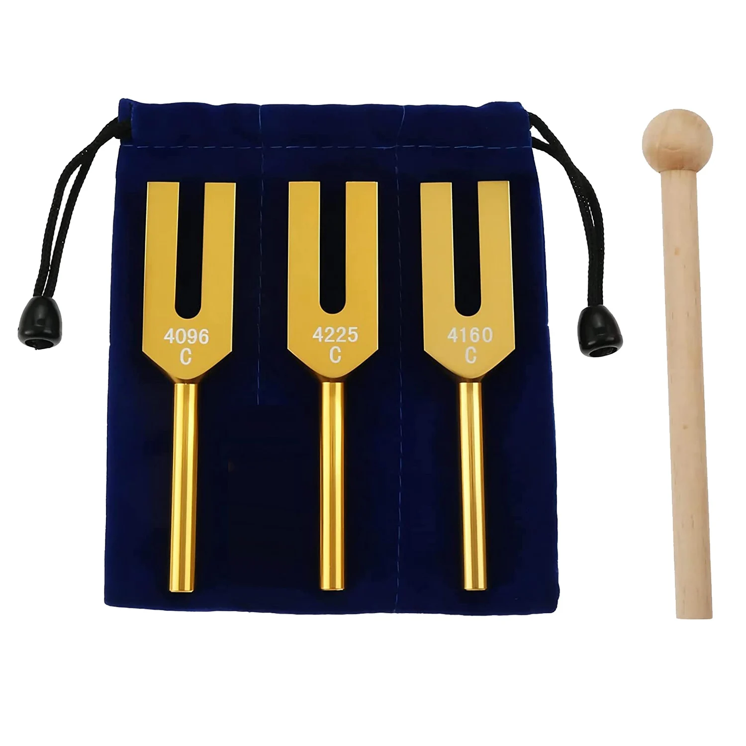 Aluminum Alloy Tuning Forks Set - 4096Hz 4160Hz 4225Hz For Nervous System Testing Sound Healing Therapy Health Care-LICG