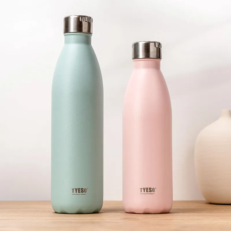 

Tyeso 8842 StainlessSteel Thermos Mug Sports Water Bottle Cold and Hot Thermal Cups Vacuum Travel Tumbler Mug Thermal BikeBottle