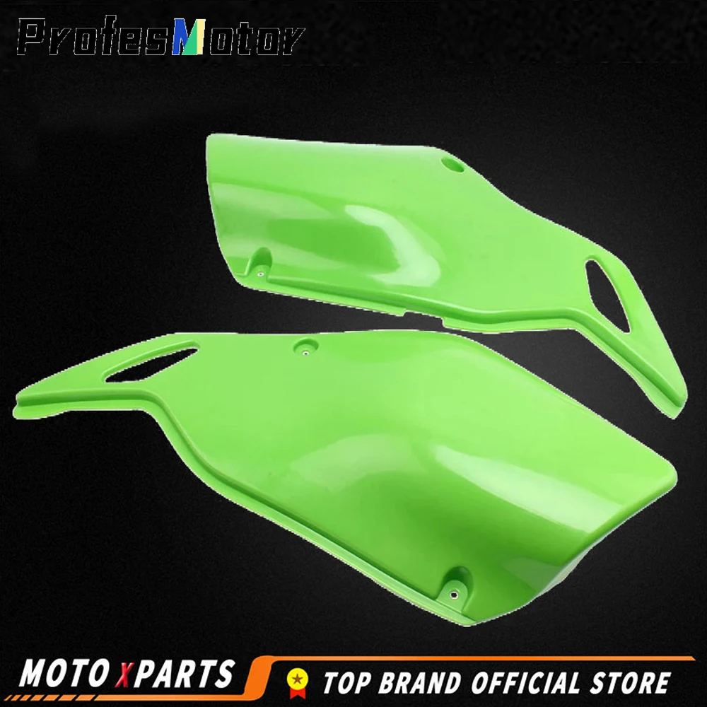 For Kawasaki KLX 250 300 Plastic Plate Enduro Motorcycle Fairing Front Rear Side Covers Guard Dirt Bike Motocross Accessories