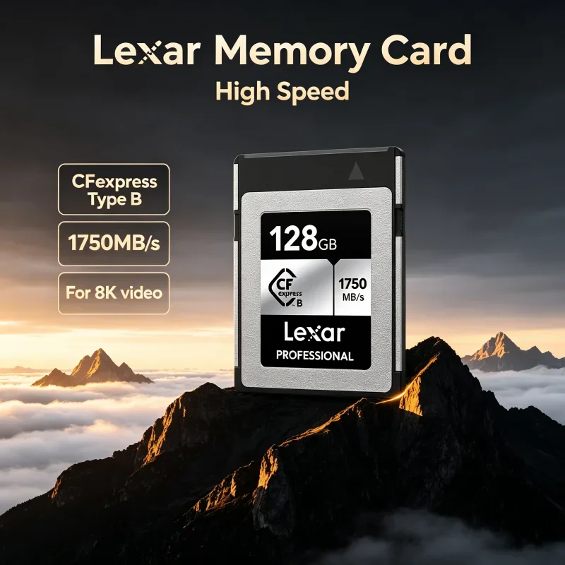 Lexar CFexpress Type B Memory Card 512GB Storage Card Read 1750MB/s 128GB 256GB CF express Type B Card For Videographers