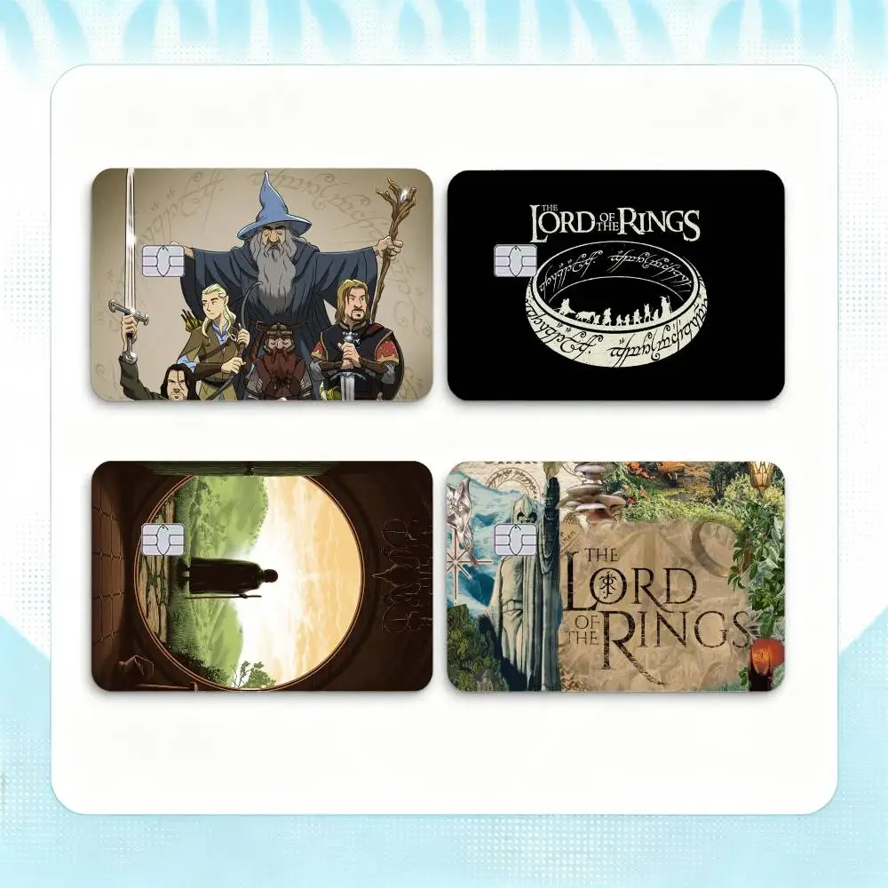 L-Lords of the R-RingES  Credit Card HD Stickers Small Chip Waterproof Sticker Game Card Decal Gift