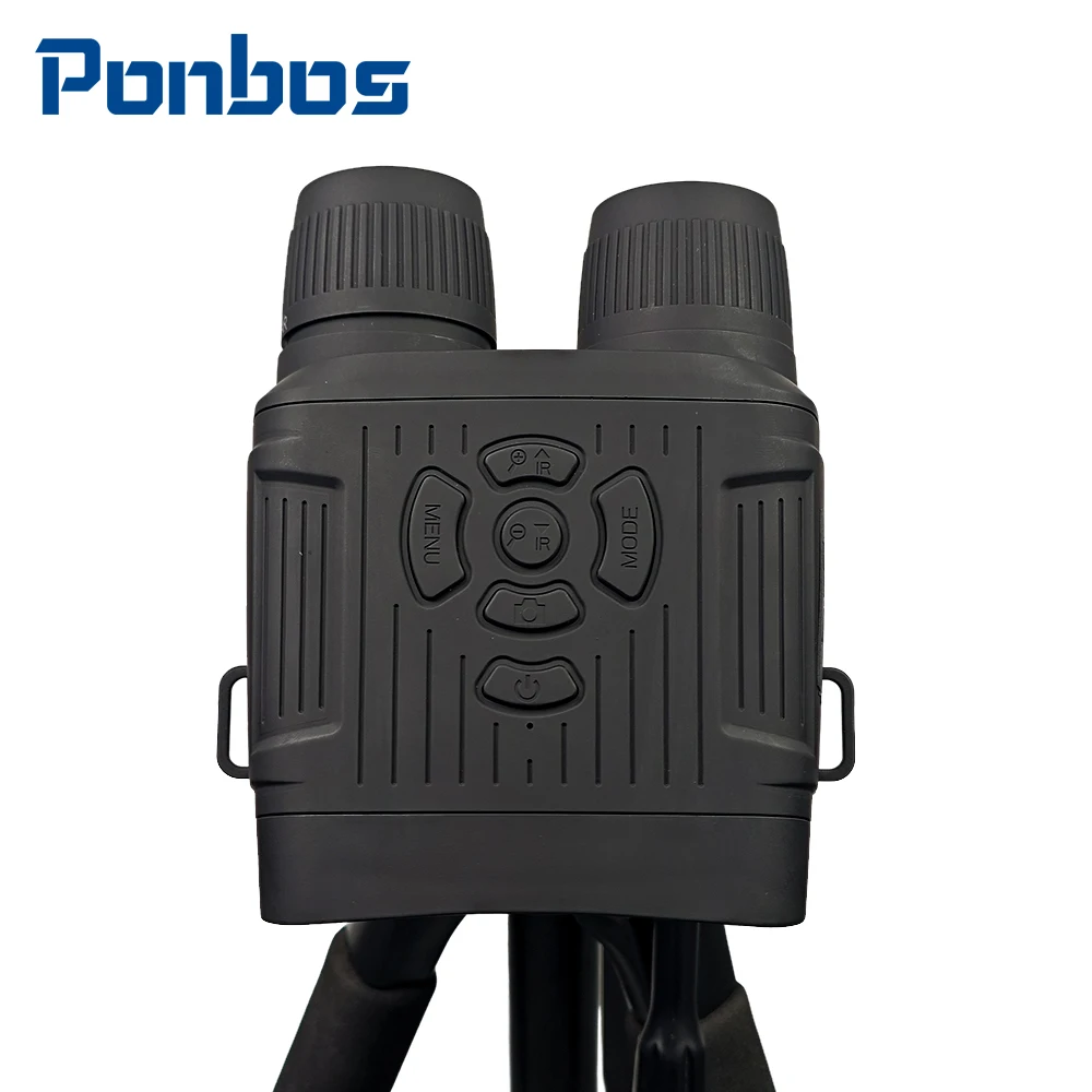 

Ponbos NV7000 2.7K HD Infrared Binocular Telescope Camera 36MP Professional Night Vision Binoculars for Hunting Camping